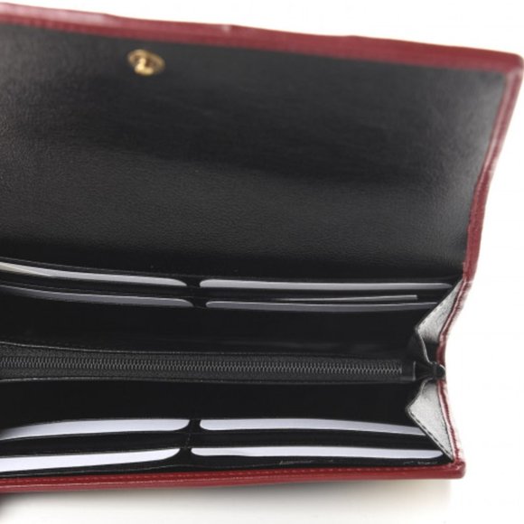 GUCCI GG Marmont Continental Wallet with Red Trim new in box - Picture 6 of 9